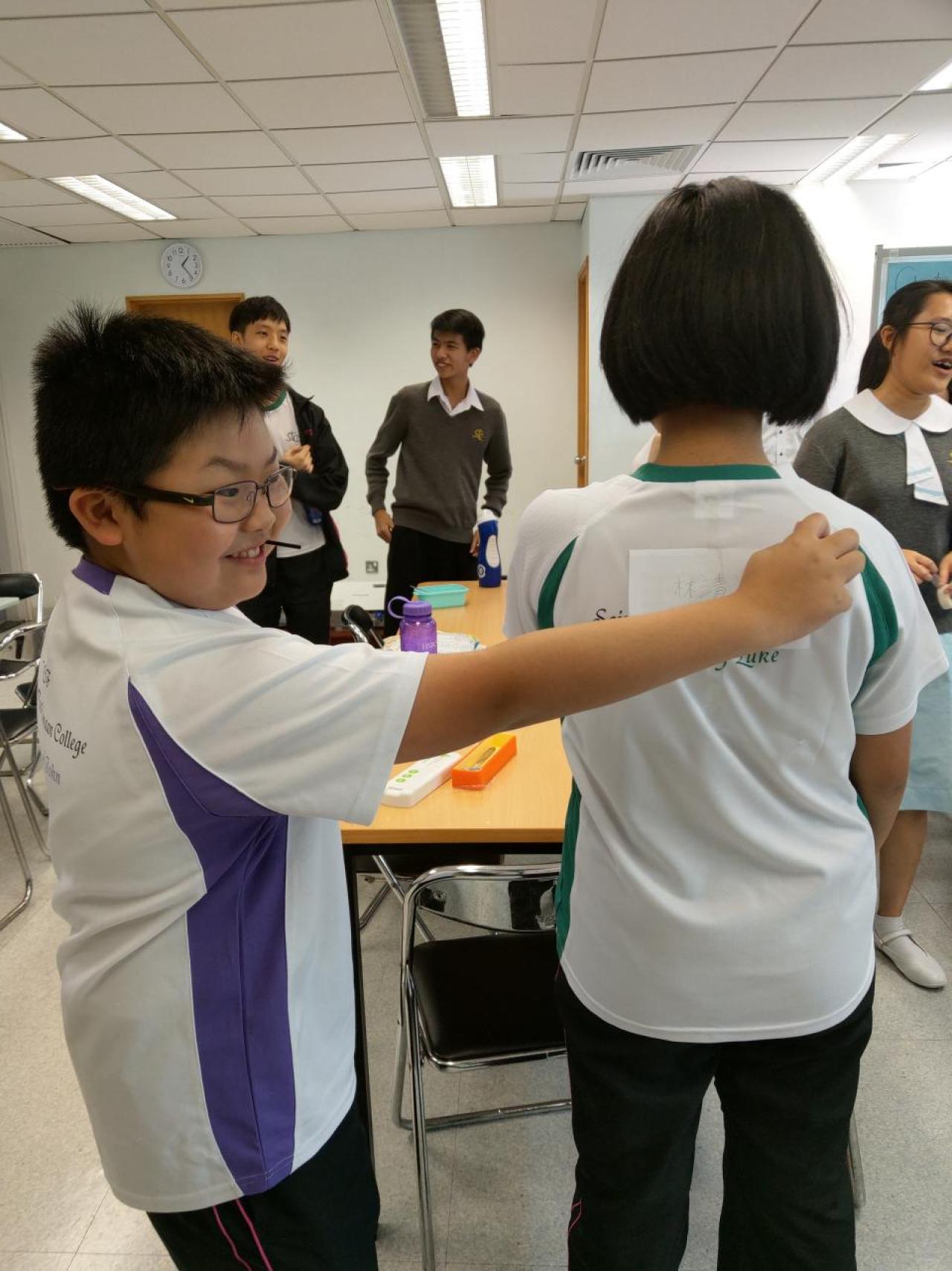 One of the important mission – protect their name cards at their back